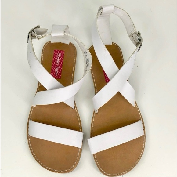 Melanie Taylor - White Strap Sandals - Picture 3 of 9